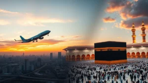 Cheapest Umrah Flights from the UK in 2025