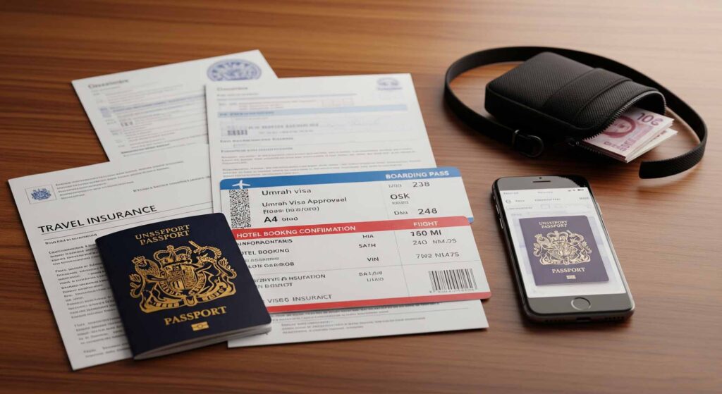 Umrah Packing List from UK