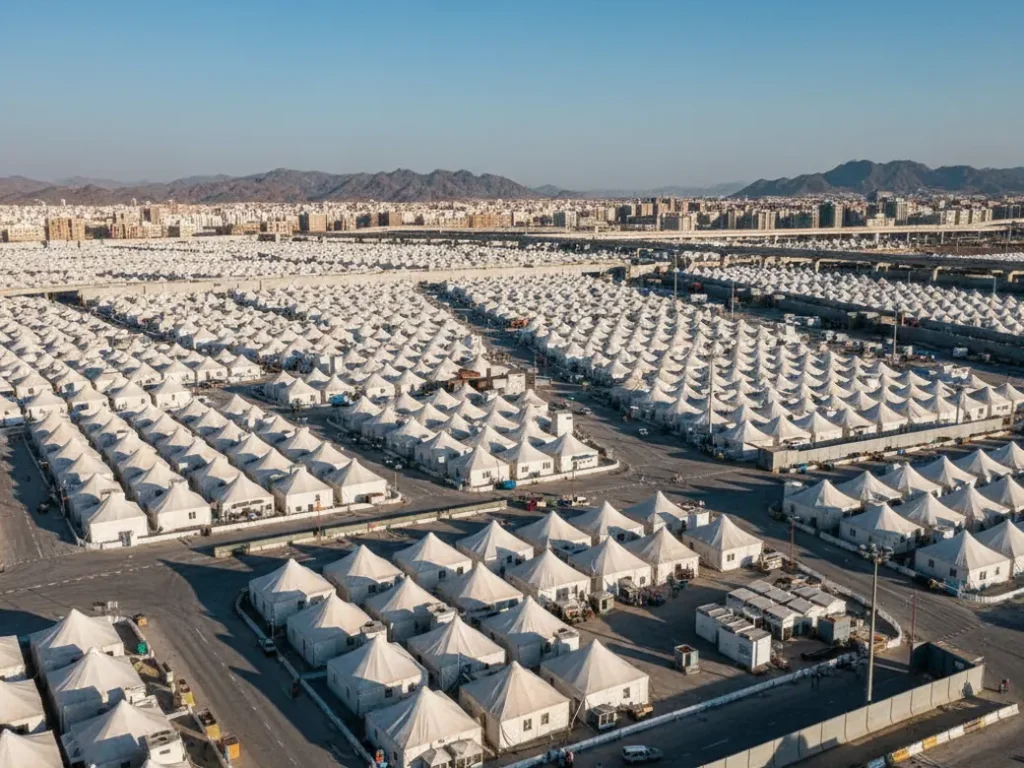 Hajj package inclusions with Mina tent accommodation