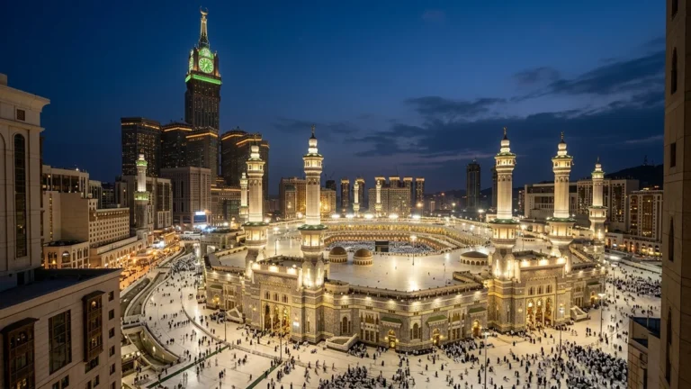 Makkah makkah skyline haram evening for 10 Nights 4 Star December Package