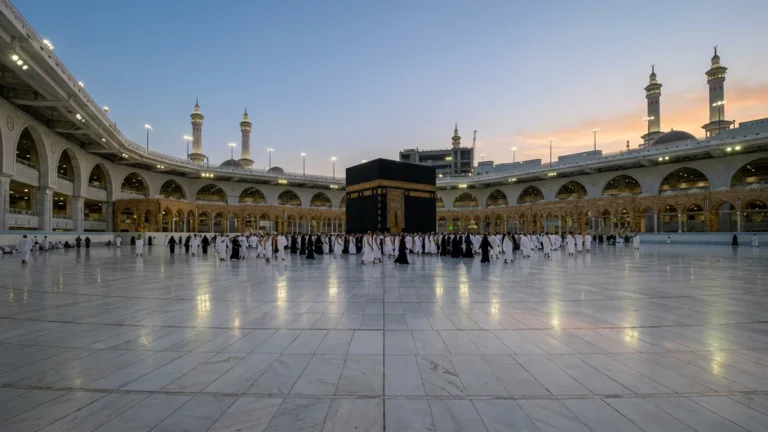 Makkah makkah kaaba courtyard dawn for 12 Nights 4 Star December Package