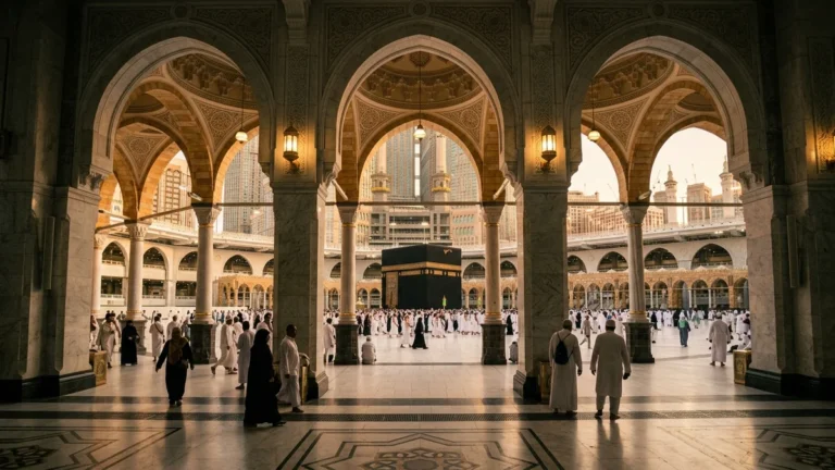 Makkah makkah haram arcades golden hour for 14 Nights 4 Star Ramadan Umrah Packages