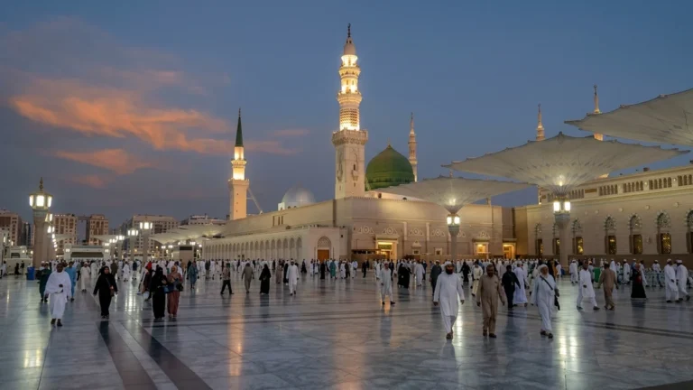 Madinah madinah wide plaza evening for February 4 Star 10 Nights Umrah Packages