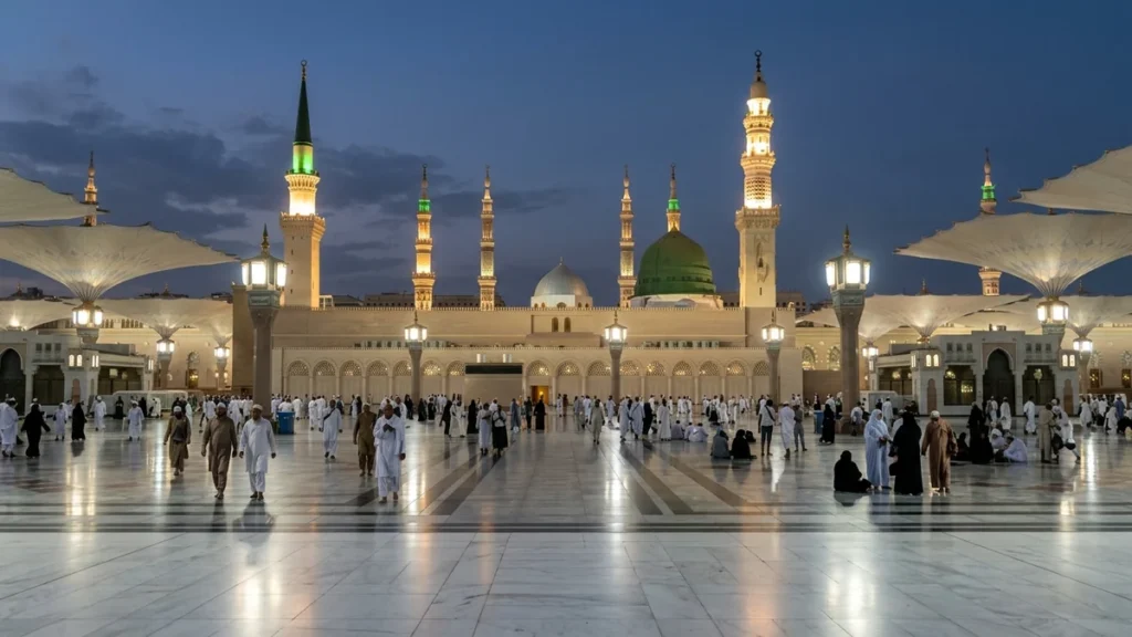 Madinah madinah wide plaza evening for Glasgow 4 Star 7 Nights Umrah Packages