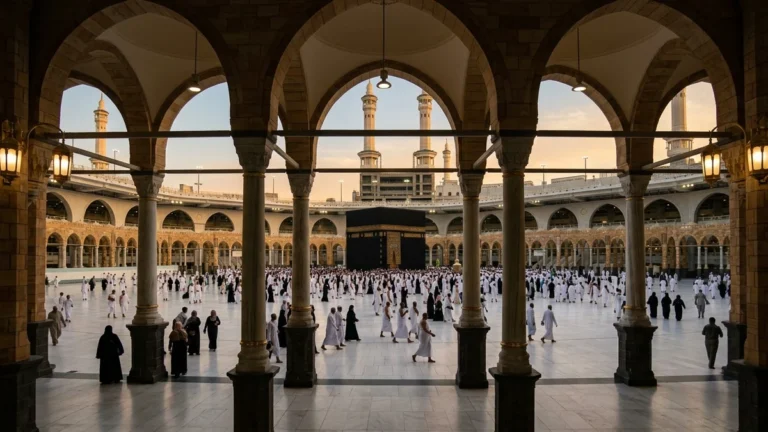 Makkah makkah haram arcades golden hour for January 3 star 10 Nights Umrah Packages