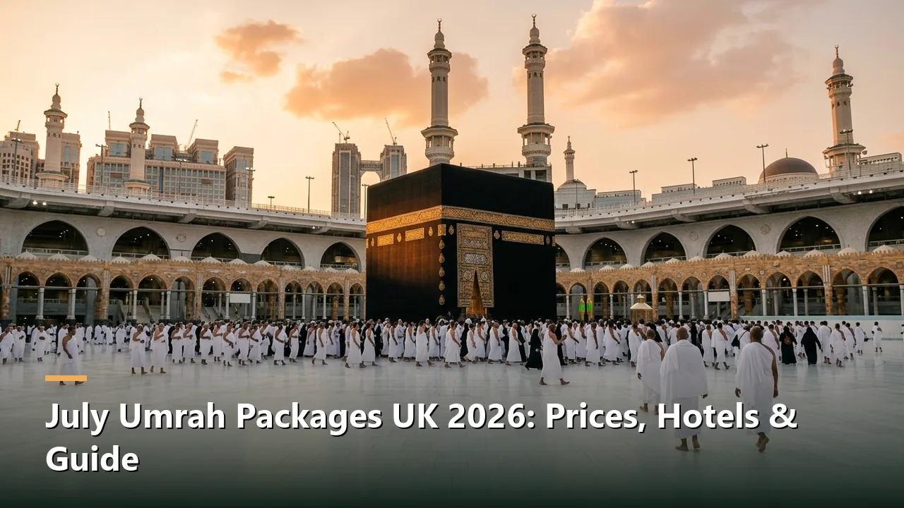 July Umrah Packages UK 2026: Prices, Hotels & Guide